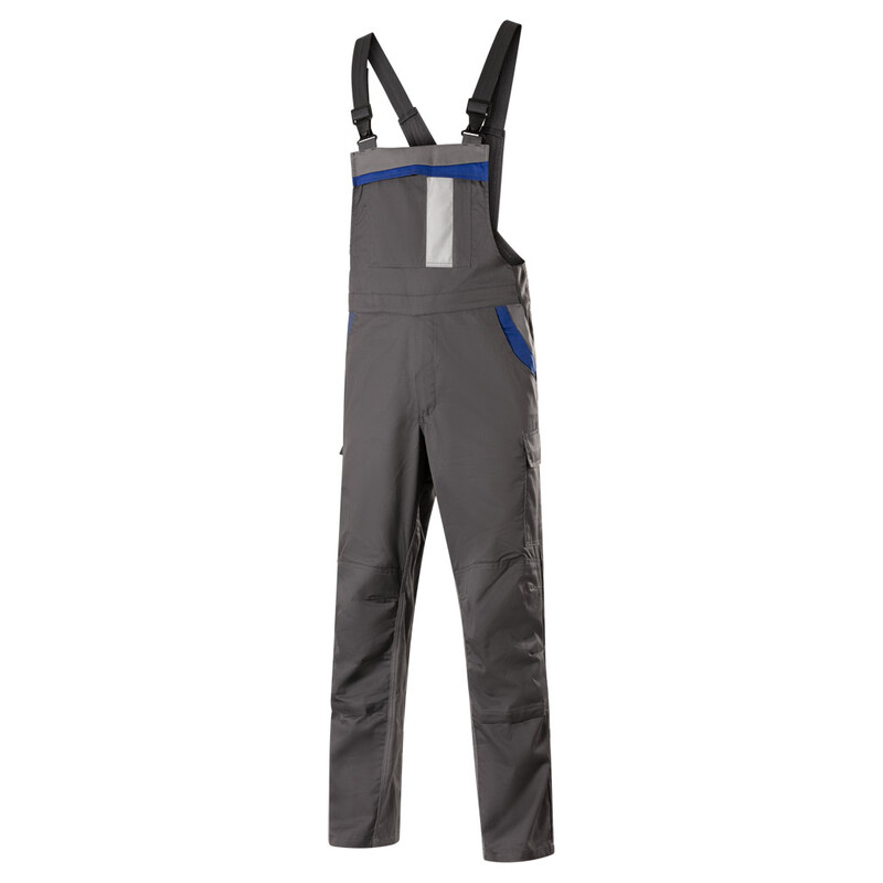 WORKS Profession Latzhose graublau